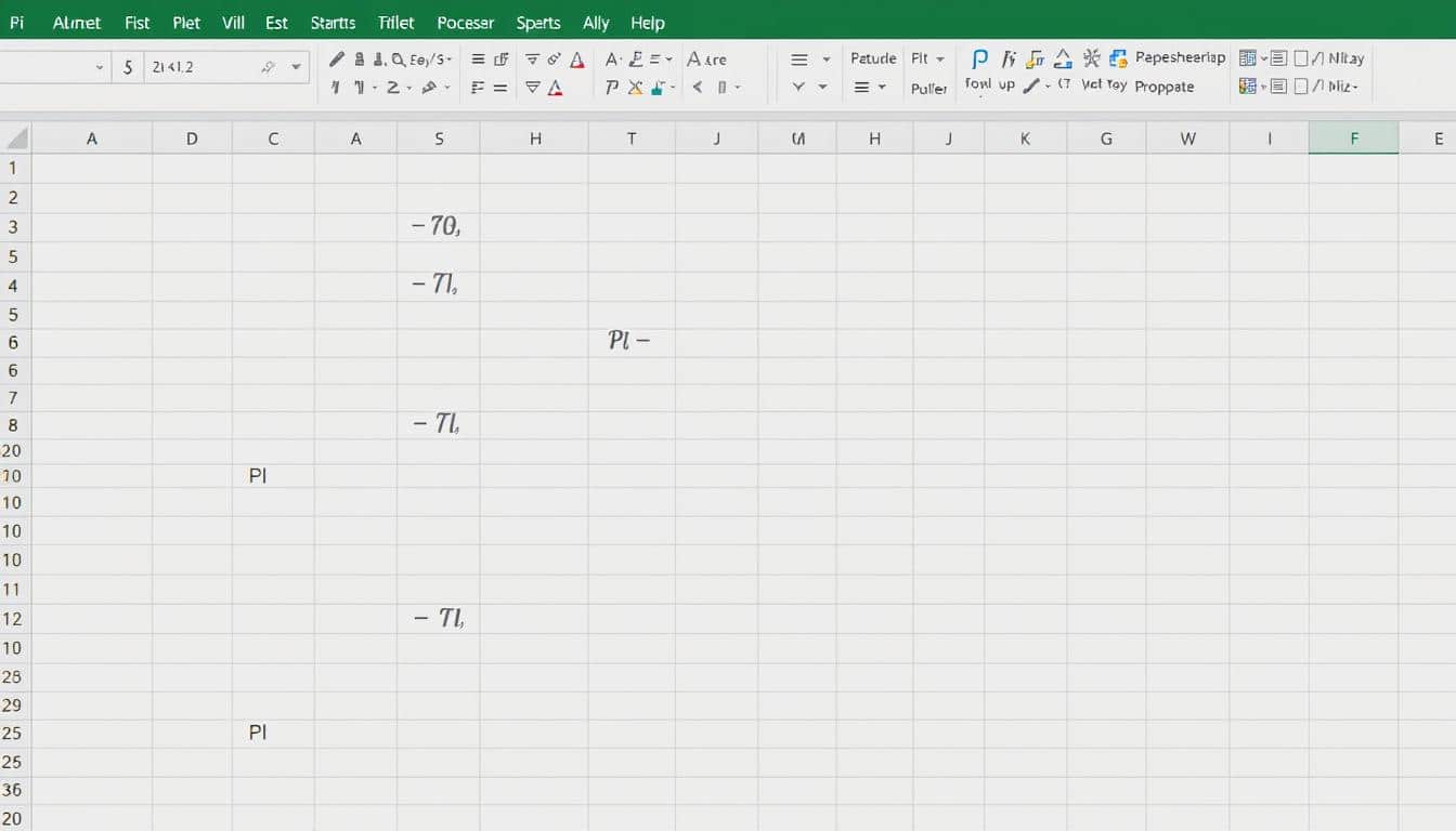 pi in Excel