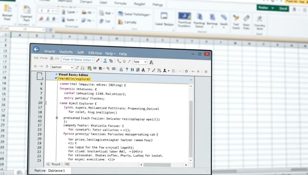 visual basic editor Excel