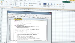 visual basic editor Excel